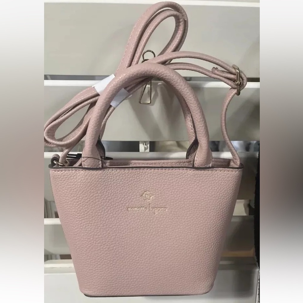 NWOT Nanette Lepore Mini Shoulder Bag pink Grey2